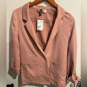 NWT H&M divided pink jacket size 4